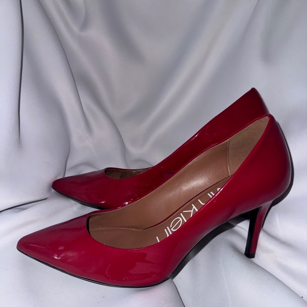 Calvin Klein Women's Cherry Red Heels